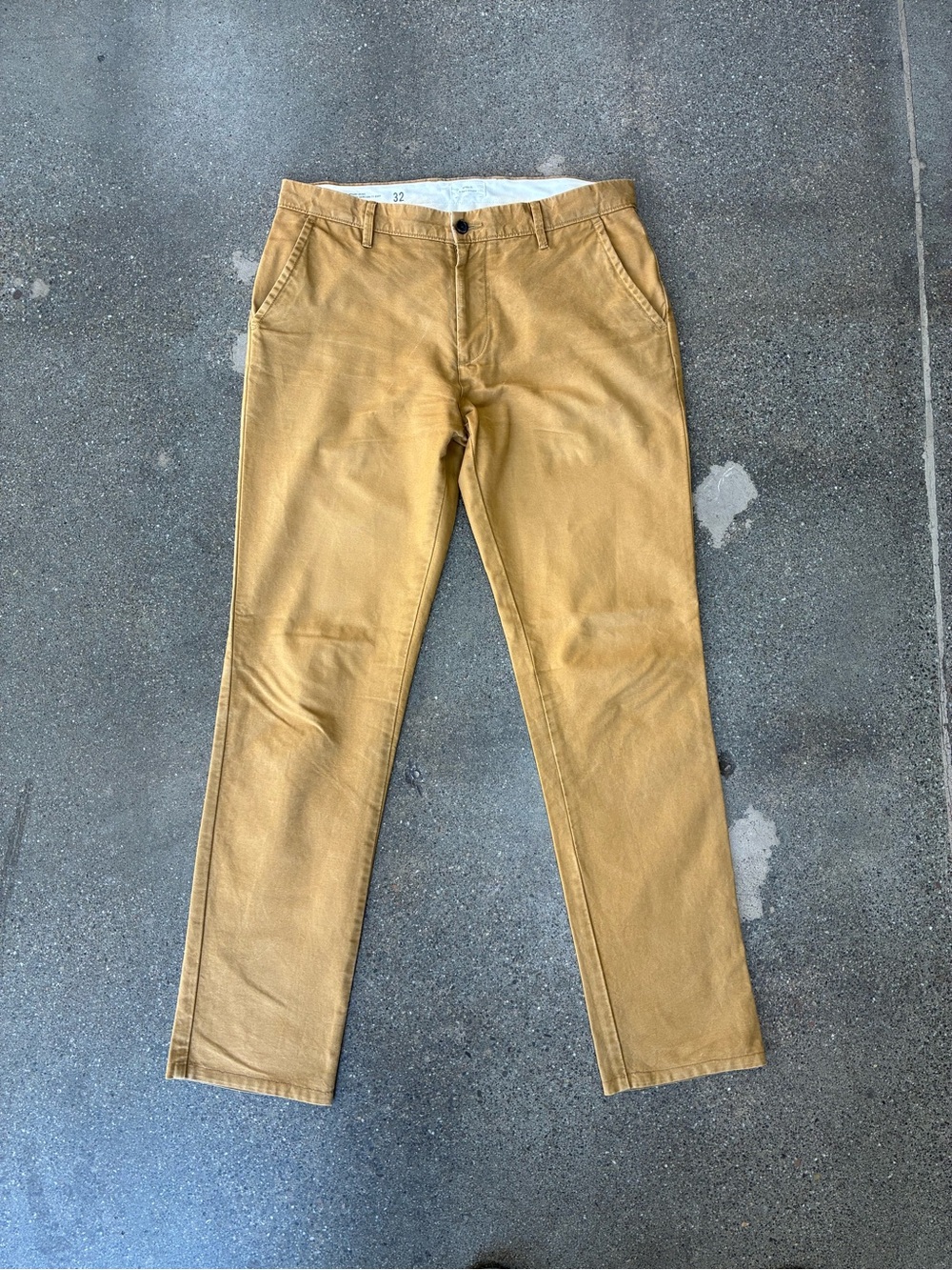 Apolis standard issue utility chino hunter khaki brown size 32 x 30